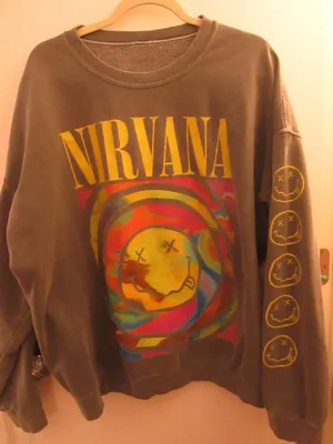 Nirvana Urban Outfitters Crewneck Oversized thumbnail 1