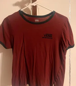 Vans Maroon  Crop Top thumbnail 1