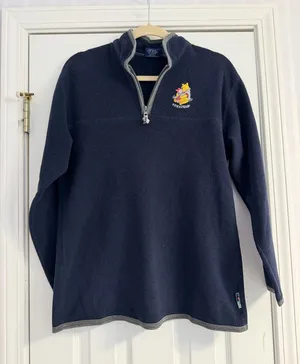 Disney Winnie the Pooh Navy 1/4 Zip Pullover 
Size: medium thumbnail 1