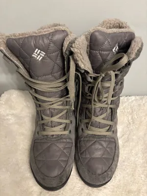 Colombia waterproofing boot with faux lining Sz.10gray thumbnail 1