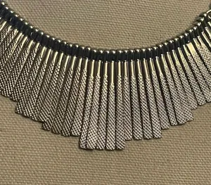 Silver Egyptian cleopatra necklace thumbnail 3