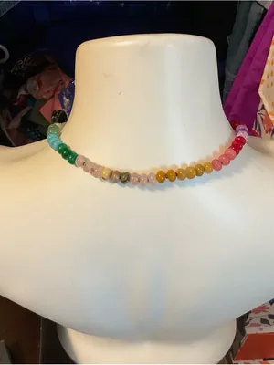 Multicolor Beaded Necklace thumbnail 5
