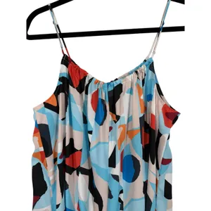 NWT Anthropologie Women's Breezy Wide Leg Jumpsuit Geometric Print Size‎ Small thumbnail 7