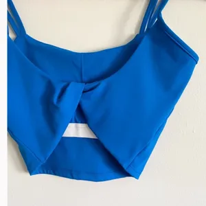 Blue Women's Strappy Top exercise cobalt blue size M Size M thumbnail 7
