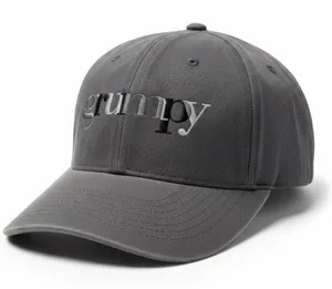 Vintage Disney Mickey Inc Grumpy Snow White Gray Baseball Cap thumbnail 1