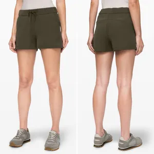 Lululemon On the Fly Short *Woven 2.5" in Dark Olive Size 4 thumbnail 2
