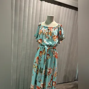 S🤍🌸AMTIOUS floral maxi dress ✨ Purple thumbnail 5