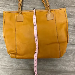 Chloé Amy Large Caramel Leather Braided Handle Tote Shoulder Bag thumbnail 12