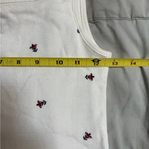 Old Navy Floral Embroidered Cream Tank Top Size Small‎ NWT thumbnail 4