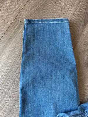 Hollister Women’s Light Blue Skinny Jeans HighRise Super Skinny Size 13R thumbnail 7