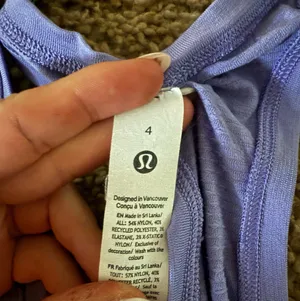 Purple Lululemon Tank  thumbnail 2