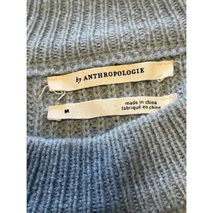 Anthropologie‎ Womens Striped Slouchy Sweater Size Medium Pullover thumbnail 3