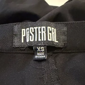 Dolls Kill Poster GRL High Waisted Cinch Seams Snap Buttons Belt Half Zipper XS thumbnail 3