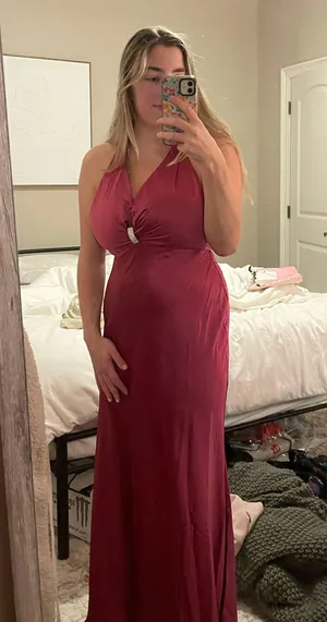 Fushia Maxi dress thumbnail 3