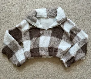 SheIn Fleece Crop Sweater thumbnail 2