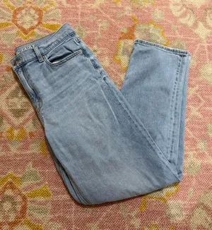 American Eagle Stretch Super High Rise Straight Jean thumbnail 1