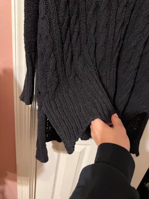 Free People Knit Sweater Oversized M thumbnail 3