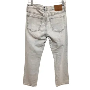 AEROPOSTALE Jeans Sz 6R Light Wash Distressed Ankle Straight Leg‎ Stretch thumbnail 2