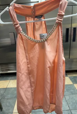 Daytrip Coral Tank. Beaded around neckline thumbnail 1
