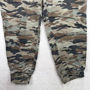 GAP Medium Jogger Pants Camo Green Lyocell Elastic Waist QLP1073S Utility Casual thumbnail 3