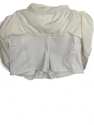 Joy Lab Women’s White Pleated Athletic Skirt Built in Shorts Size Large thumbnail 3