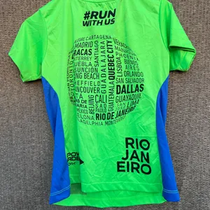 Kappa Global Energy 2017 Running Athletic Shirt Rio De Janeiro Womens Small thumbnail 7