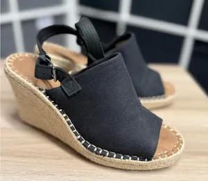 Toms Espadrille Slingback Monica Wedge Canvas Sandal thumbnail 1