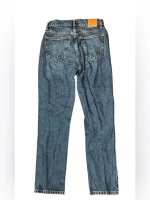⁠Anine Bing Sonya Jeans Size 26 High Rise Slim Straight Button Fly Rigid Denim thumbnail 5