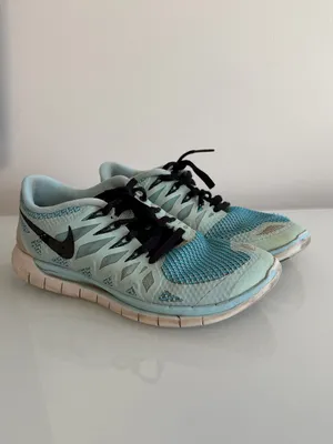 Nike Free 5.0 Blue Sneakers Size 6.5 thumbnail 2