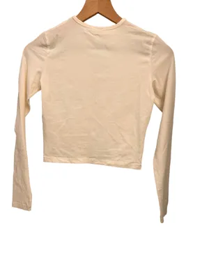 SKIMS New Vintage Crop Long Sleeve T-Shirt Marble - Small NWT thumbnail 5