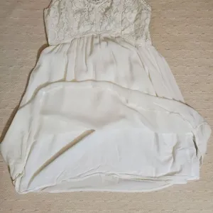 Abercrombie & Fitch‎ White Lace Babydoll Dress. Size M thumbnail 7