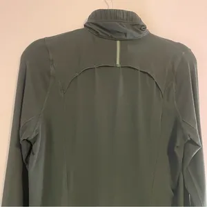 LuluLemon Athletica Running Jacket Black Quarter Zip Sweatshirt Pullover Medium thumbnail 7