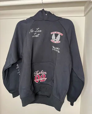 True Religion Charcoal Hoodie thumbnail 1