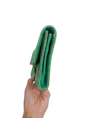 Madewell 1937 Accessories Green Suede Snakeskin Leather Wristlet Clutch Wallet thumbnail 12
