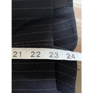 Lauren Ralph Lauren Pinstripe Blazer Womens Size 4 Navy Blue Worsted Wool Office thumbnail 7