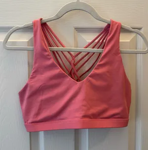 Fabletics Pink Sports Bra  thumbnail 1