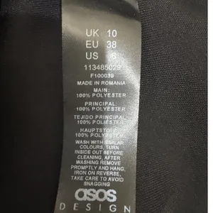 ASOS DESIGN Black Satin Lace Up Back Maxi Slip Dress Square Neck US 6‎ UK 10 thumbnail 6