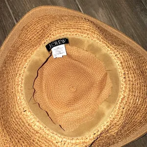 JCREW Textured summer straw hat Color Dusty dune o/s thumbnail 8