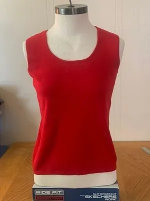 White Stag red tank thumbnail 1