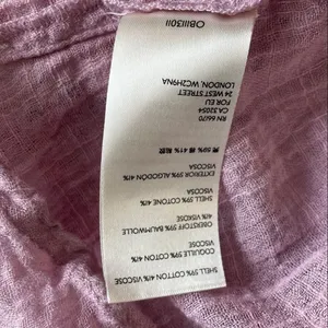 Free People Safari Sheer Wrap Top in mauve thumbnail 8