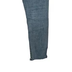 Levi's Women Jeans Wedgie‎ Skinny Button Fly Raw Hem Distressed Denim Blue Small thumbnail 3