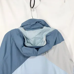 The North Face XL Jacket Colorblock Windbreaker Hooded Blue‎ Hiking Coat C thumbnail 8