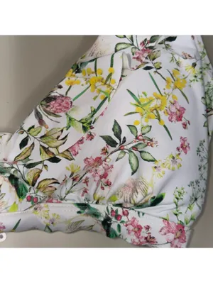 Nip Tuck Swim Floral Bikini Swimsuit Size 6 thumbnail 3