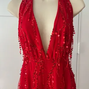 Hello Molly Red Backless Sequin Dress thumbnail 5