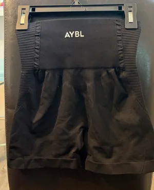 AYBL V2 Seamless Shorts Black thumbnail 1