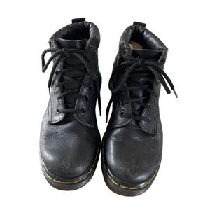 Dr. Martens 939 Boot Women 6.5 Black Made in England Vintage Padded Collar 6-Eye thumbnail 3