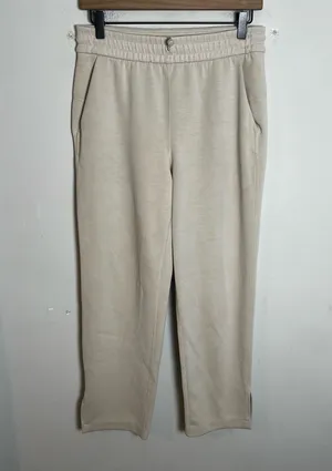 LULULEMON- Brushed Softstreme Split-Hem High-Rise Crop Natural Ivory Athletic thumbnail 2