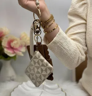 Double Joy Wallet Wristlet Style B Brown thumbnail 1