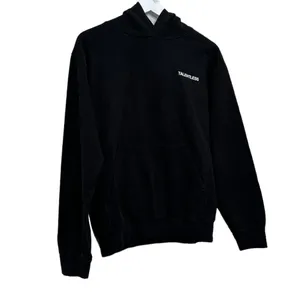 Talentless Black Hoodie Sweatshirt Unisex Minimal Logo Pullover Size Small thumbnail 2