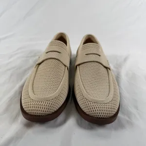 EUC Rothys The Penny Loafer Sand Beige Knit Casual Neutral Minimalist Loafers 8 thumbnail 2